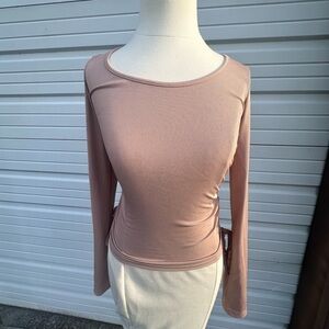 SHEIN women’s mauve stretch top size L